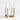 Lois Cristal Candelabro Hurricane con Base de Madera 8.5".