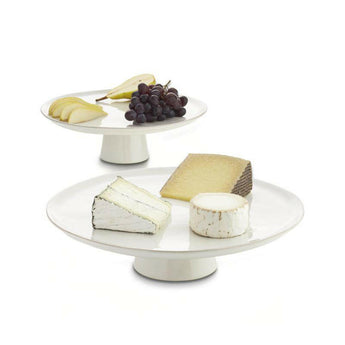 Soporte para tartas grande Marin blanco.