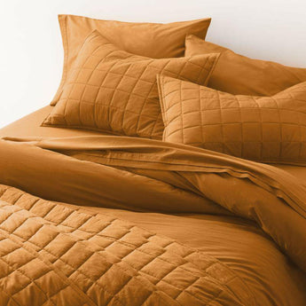 Suave funda de edredón.