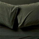 Juego de sábanas de algodón orgánico Ficus verde Queen .