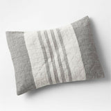 Laurentis Tinta Raya Arrugada Negra Standard Sham.