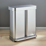 Recicladora Simplehuman de 58 litros/15 galones.