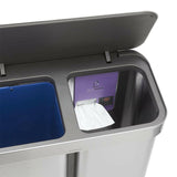 Recicladora Simplehuman de 58 litros/15 galones.