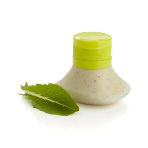 Envase de aliño de ensalada para llevar.