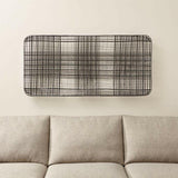 Cesta de tabaco Arte de pared de metal.