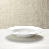 Tazón bajo blanco perla.