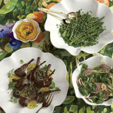 Plato blanco Ruffle 16".