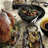 Bol de servir de hierro martillado Feast.