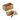 Caja de pan de madera Carter.