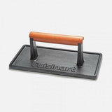 Prensa de hierro fundido para parrillas.