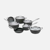 Set de ollas Cuisinart 12 piezas negras.