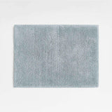 Alfombrilla de baño Rylan de algodón orgánico azul niebla 18 "x24".