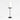 Tepes Candelabro Pilar Negro Mate 10".