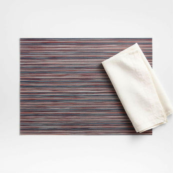 Mantel individual de vinilo multirayas Chilewich Chime.