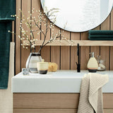 Edge Brass Espejo de pared redondo de 30".