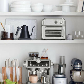 Juego de bloques de cuchillos de acero inoxidable de 10 piezas de Schmidt Brothers.