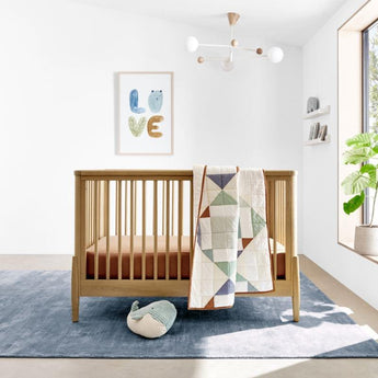 Bodie Natural Oak Wood Convertible Baby.