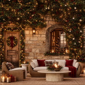 Elegant outdoor lounge furniture set ideal for comfortable and stylish patio relaxation
