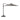 10' Sunbrella ® Graphite Round Cantilever Outdoor Patio Umbrella Canopy
