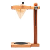 Pour Over Wood Coffee Dripper.