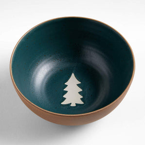 Trees Stoneware Cereal Bowl