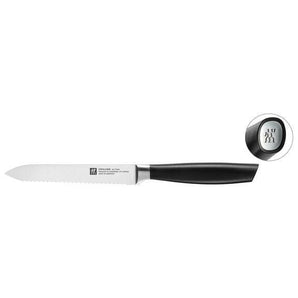 Zwilling All Star Utility Knife 5" Silver.