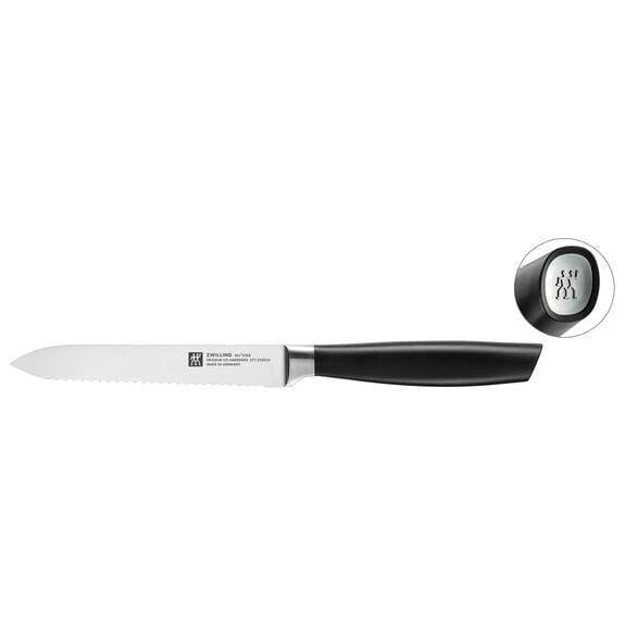 Zwilling All Star Utility Knife 5" Silver.