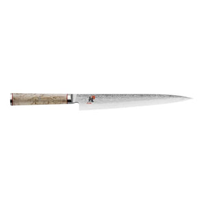 Miyabi Sujihiki Asian Knife, Birch Wood 1 in