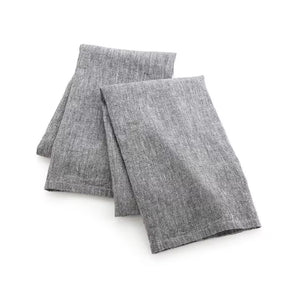 Juego de 2 paños de cocina Chambray gris