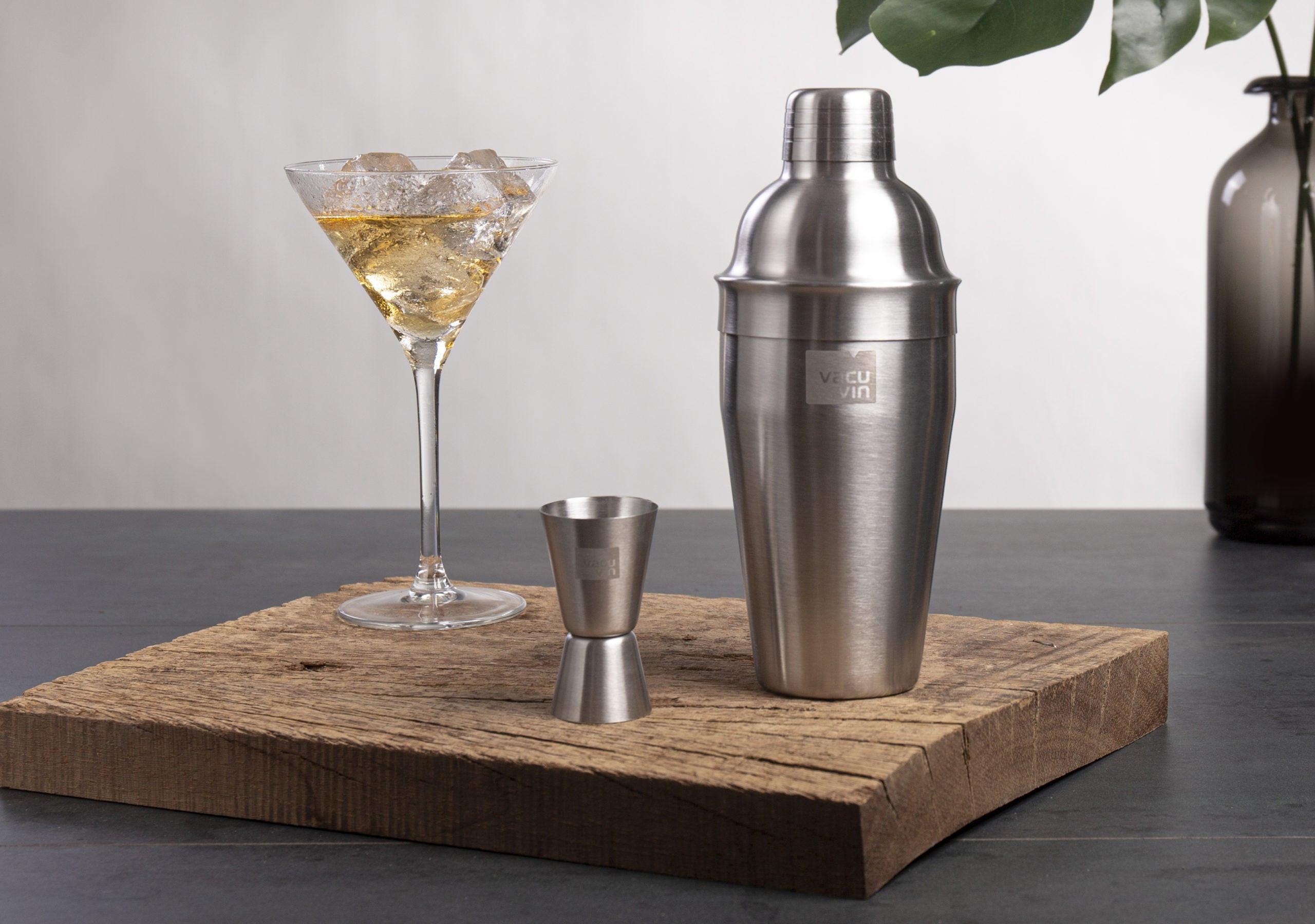 Vacu Vin Double Jigger, Steel - Crema Vacu Vin Double Jigger, Steel - Crema