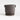 Crucible Small Black Terracotta Planters with Saucer by Athena Calderone.