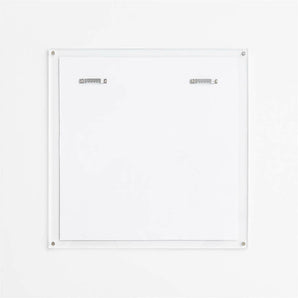 Acrylic Block 11x11 Wall-Mounted Picture Frame.