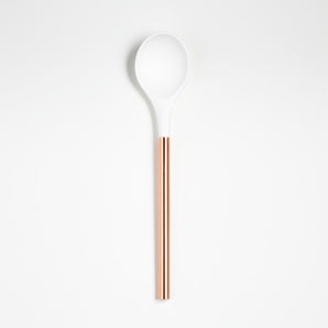 Ada White and Copper Spoon