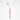 Ada White Silicone Turner with Copper Handle.
