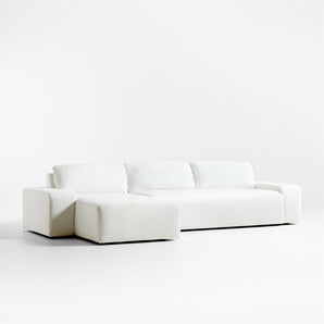 Ages 2-Piece Deep Seat Chaise Sectional