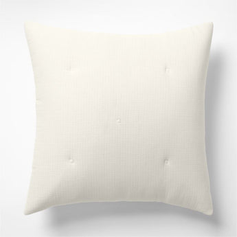 NS Cotton Textured Eur Sham Flax.