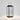 Alfresco Metal and Glass LED Solar Outdoor Lantern black