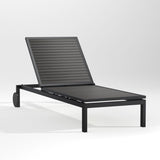 Alfresco Black Chaise Lng.
