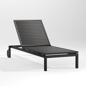Alfresco Black Chaise Lng.