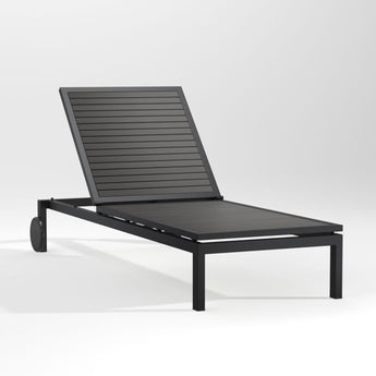 Alfresco Black Chaise Lng.