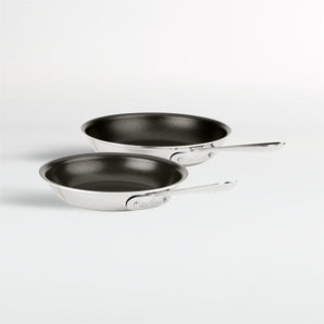 All-Clad ® D3 Pro Stainless Non-Stick 8" and 10" Fry Pans Set