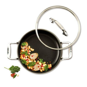 All-Clad ® HA1 Hard-Anodized Non-Stick 4-Qt. Soup Pot with Lid.