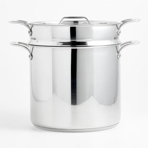 All-Clad Simply Strain 16-Qt. Stainless Steel Multipot with Insert