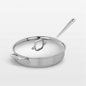 All-Clad ® D3 Stainless Steel 3-Qt. Saute Pan with Lid