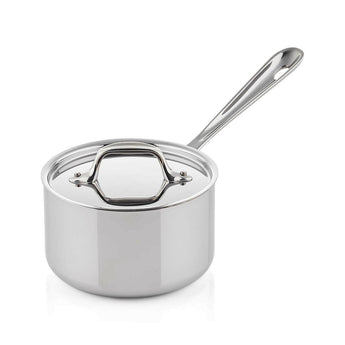 All-Clad ® d3 Stainless Steel 1.5-Qt. Saucepan with Lid.