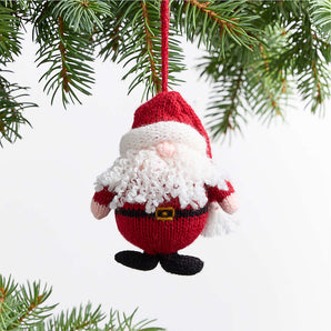 Alpaca Santa Christmas Tree Ornament