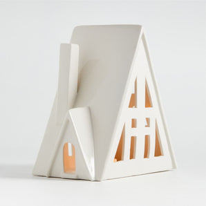 Ceramic Holiday Alpine A-Frame House