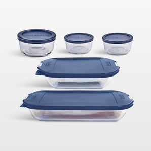 Anchor Hocking 10-Piece Glass Bake and Store Food Storage Set Lids
