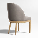 Ana Grey Natural Wood Dining Chair.