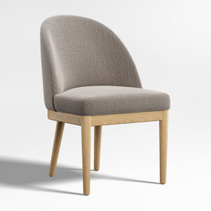 Ana Grey Natural Wood Dining Chair.